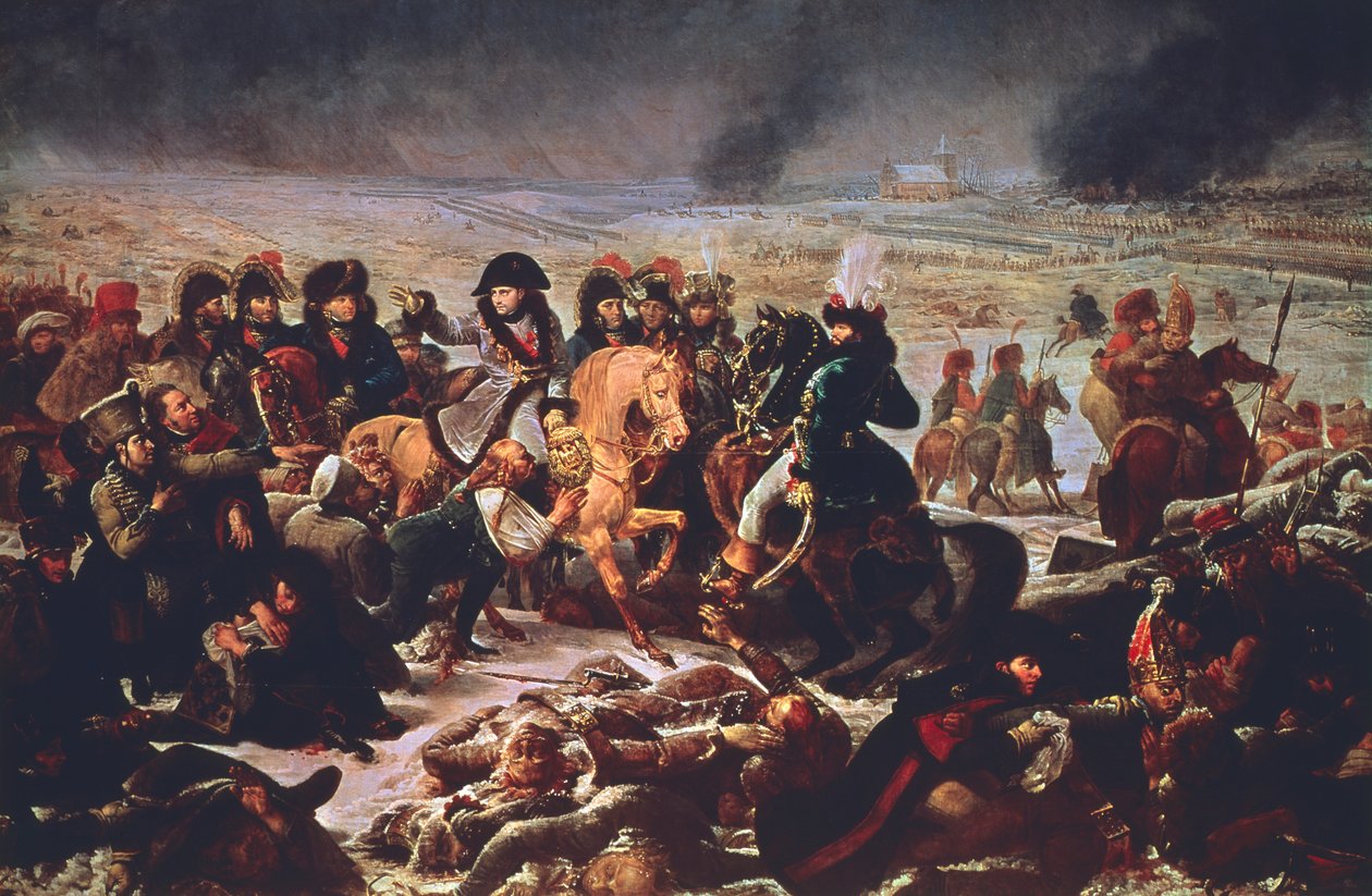 Napoleon auf dem Schlachtfeld von Eylau, 9. Februar 1807, 1808 von Antoine Jean Gros