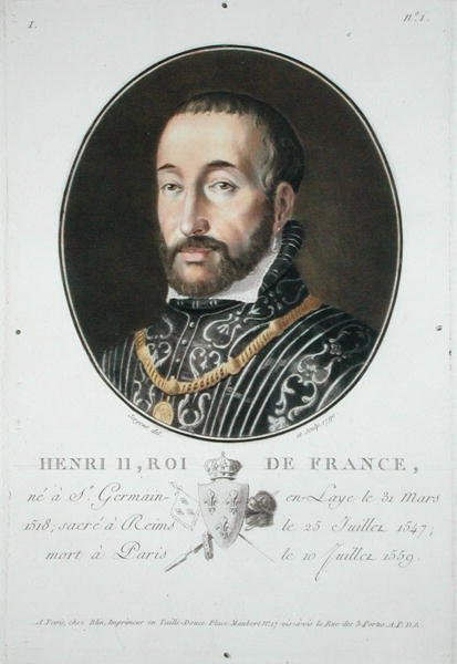 Heinrich II (1519-59) König von Frankreich von Antoine Louis Francois Sergent Marceau