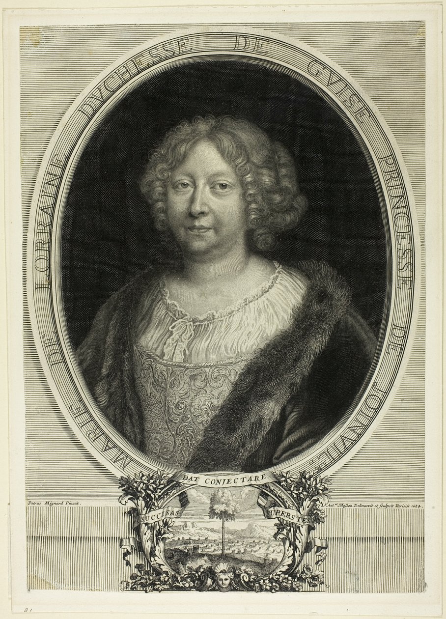 Marie de Lorraine, Herzogin von Guise, Prinzessin von Joinville von Antoine Masson