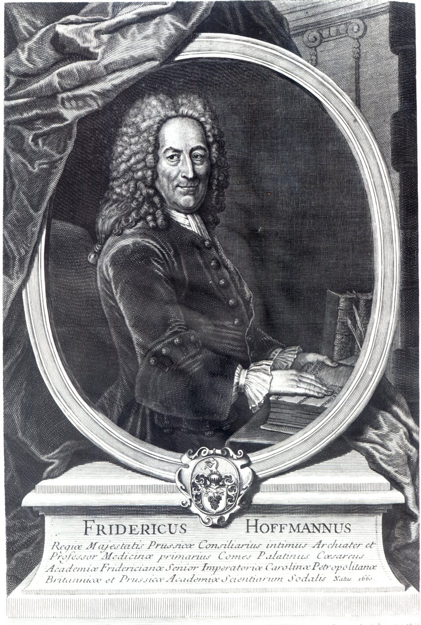 Friedrich Hoffmann, graviert von F.G. Wolffgang, 1735 von Antoine Pesne