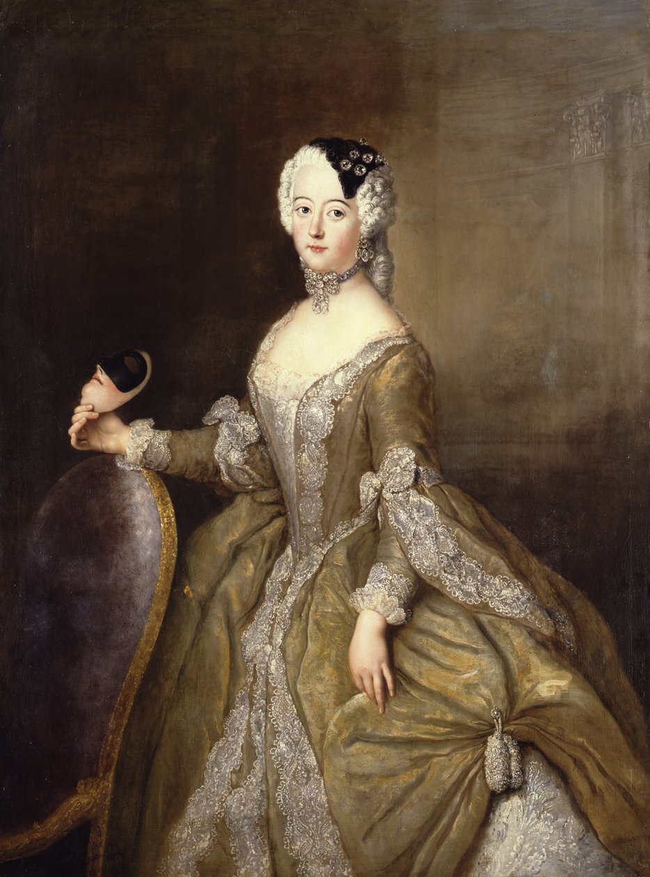 Luise Ulrike Prinzessin von Preußen (1720-1782) von Antoine Pesne