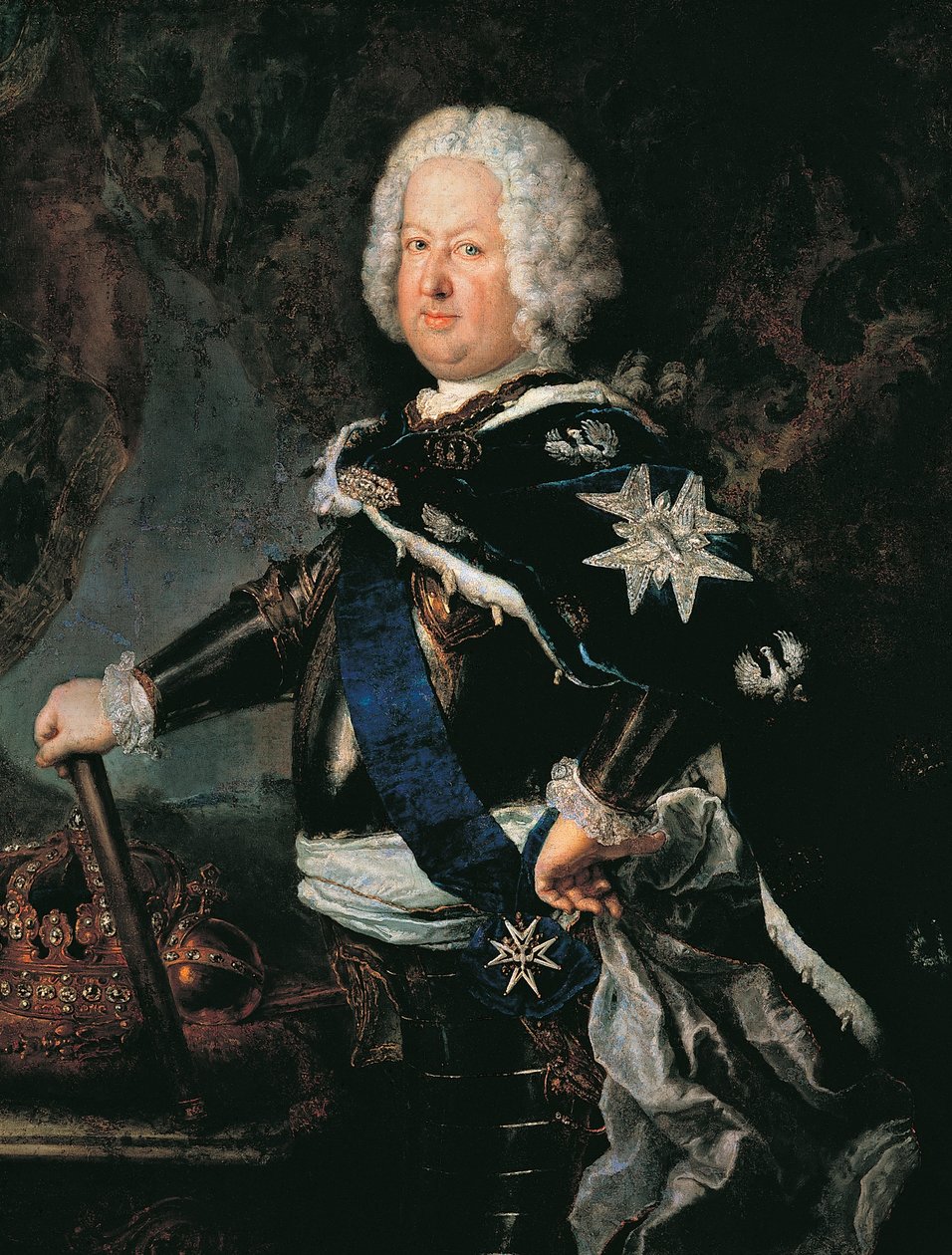 Porträt von Stanislaw I. Leszczynski von Antoine Pesne