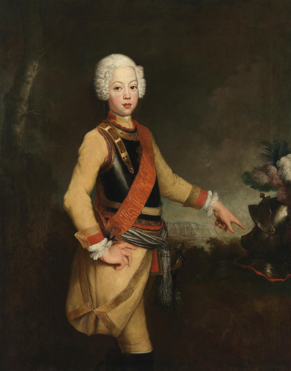 Prinz August Wilhelm von Preußen von Antoine Pesne