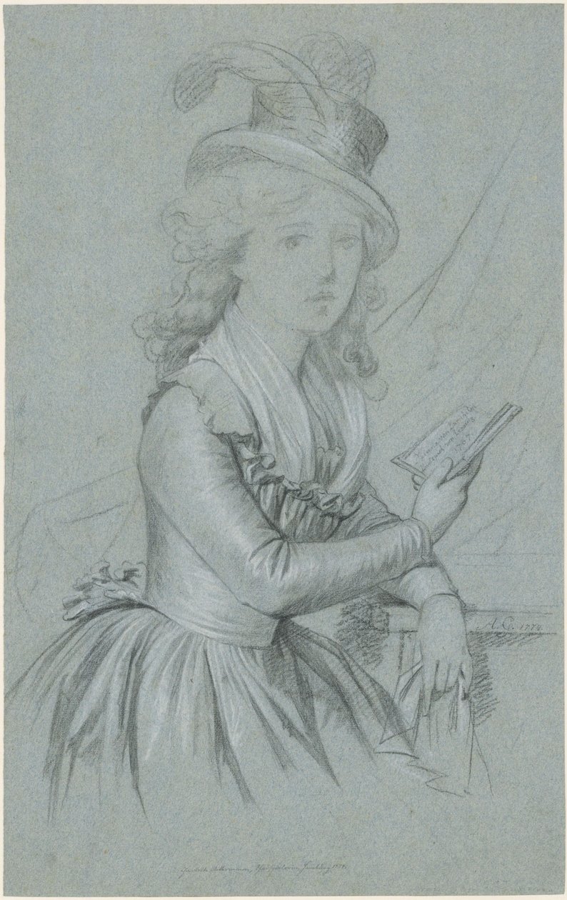 Bildnis der Schauspielerin Marie Magdalene Charlotte Ackermann (1757-1775) von Anton Graff
