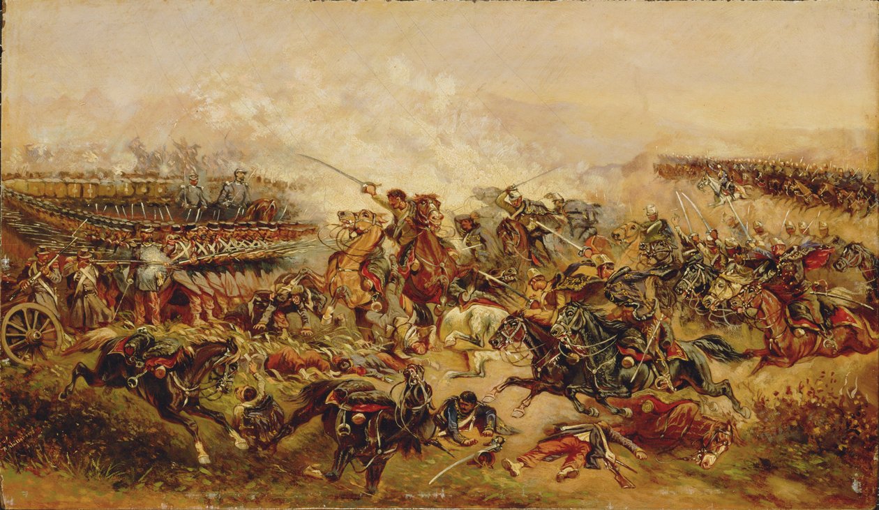 Die Schlacht von Solferino von Anton Muller