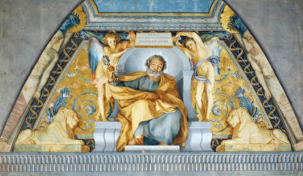 Figur des Heiligen Petrus von Anton Raphael Mengs