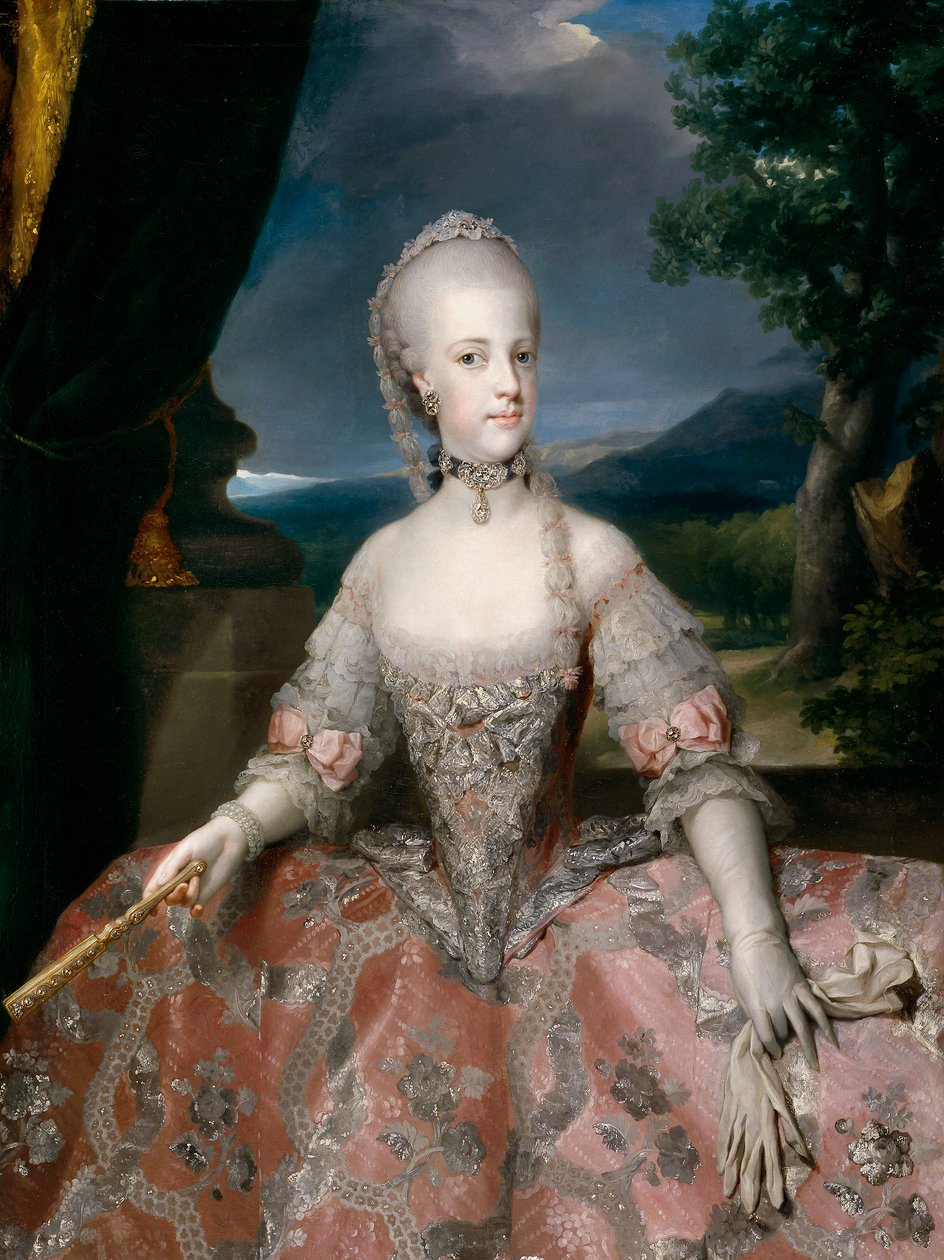 Maria Carolina von Habsburg-Lothringen, Königin von Neapel von Anton Raphael Mengs