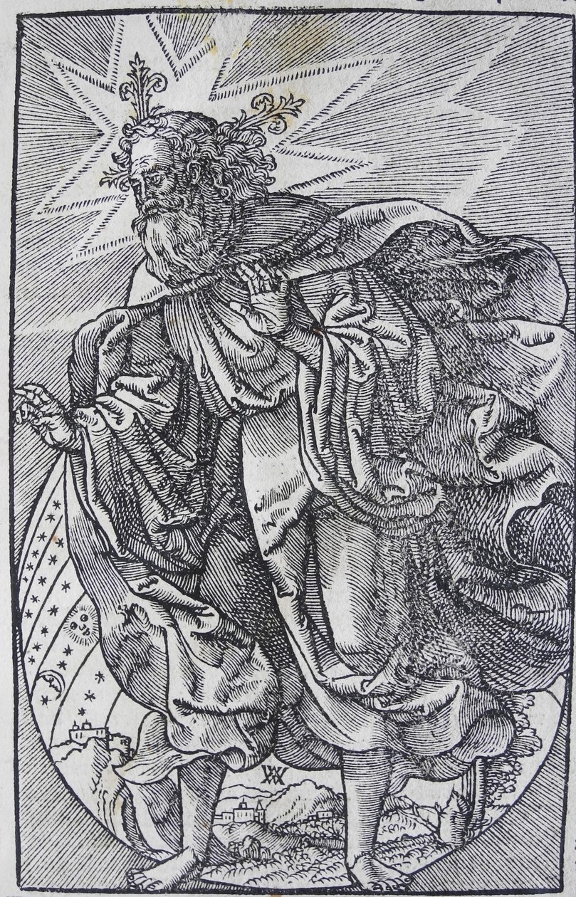 Die Erschaffung der Welt, aus der Wormser Bibel, 1529 von Anton Woensam