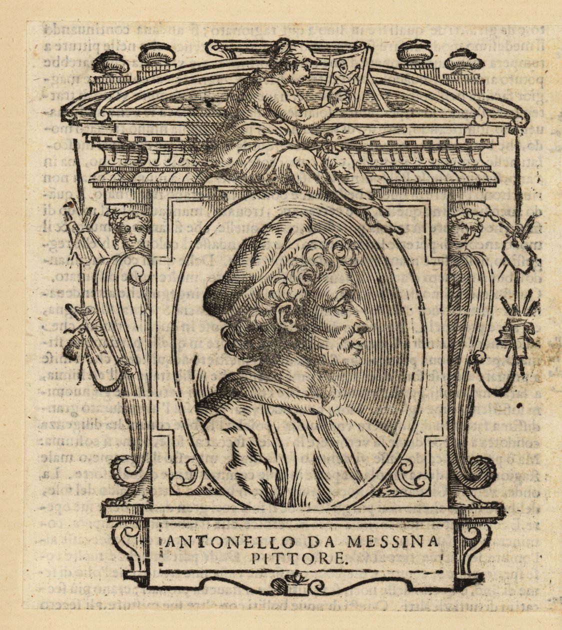 Porträt von Anthony von Messina, italienischer Maler aus Messina, Sizilien, der italienischen Renaissance, um 1430-1479 von Antonello da (after) Messina