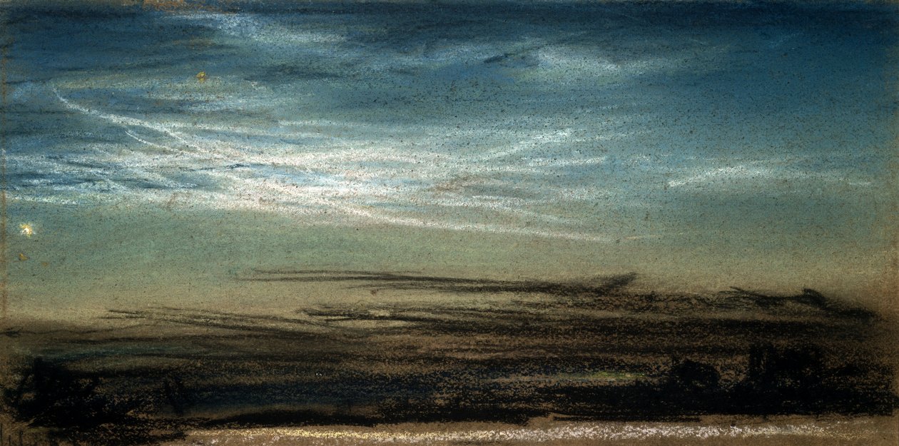 Sonnenuntergang und leuchtende Nachtwolken, 6. Juli 1885 von Frederick (attr. to) Barnard