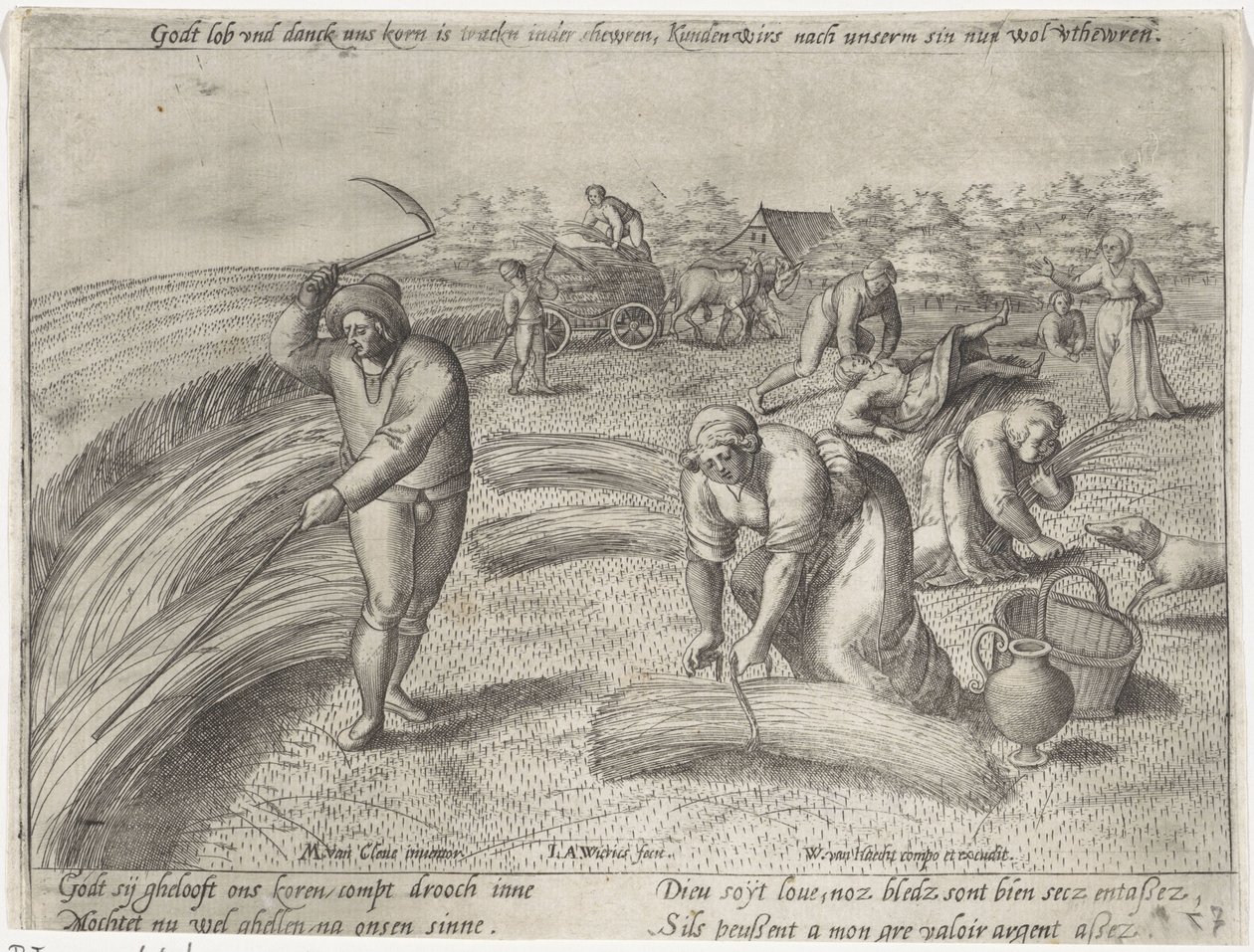 Die Ernte von Antonie Wierix (II) (possibly)