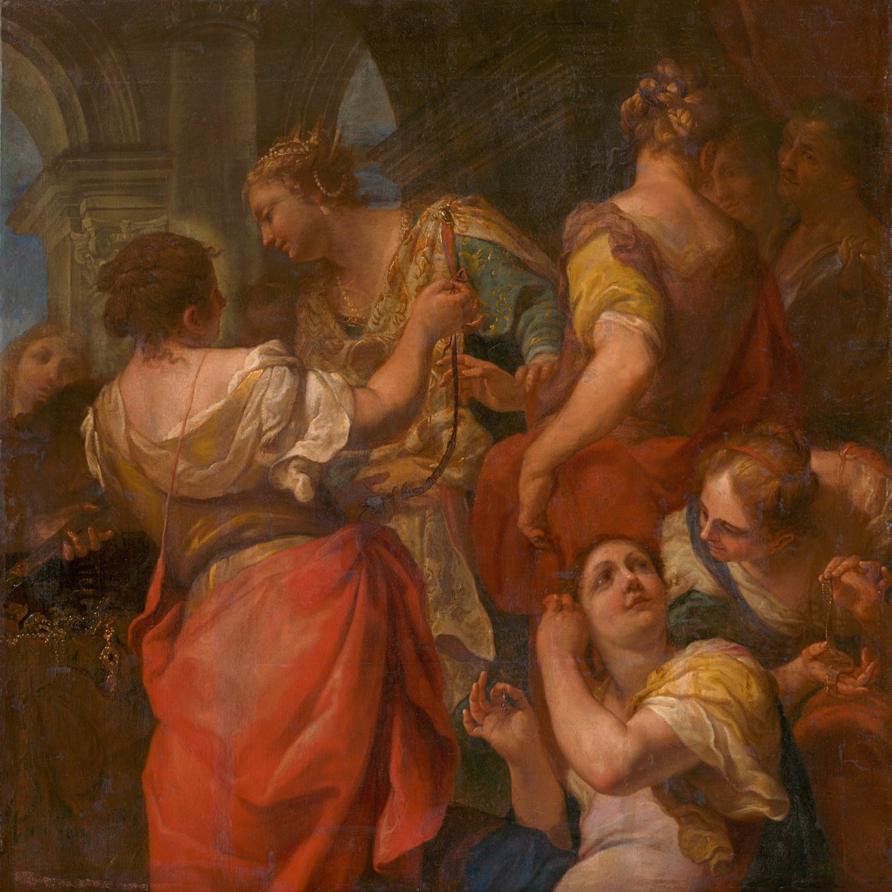 Achilles und die Töchter des Königs Lykomedes von Antonio Molinari