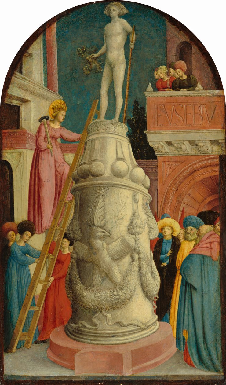 Die heilige Apollonia zerstört ein heidnisches Idol von Antonio & D