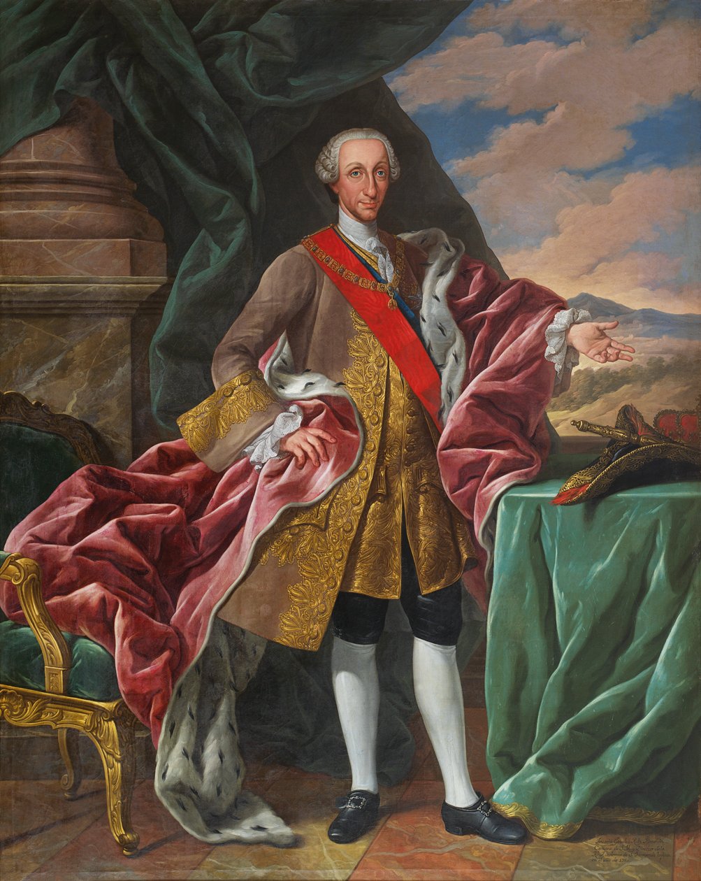 Porträt des Königs Karl III. von Spanien von Antonio Gonzalez Ruiz