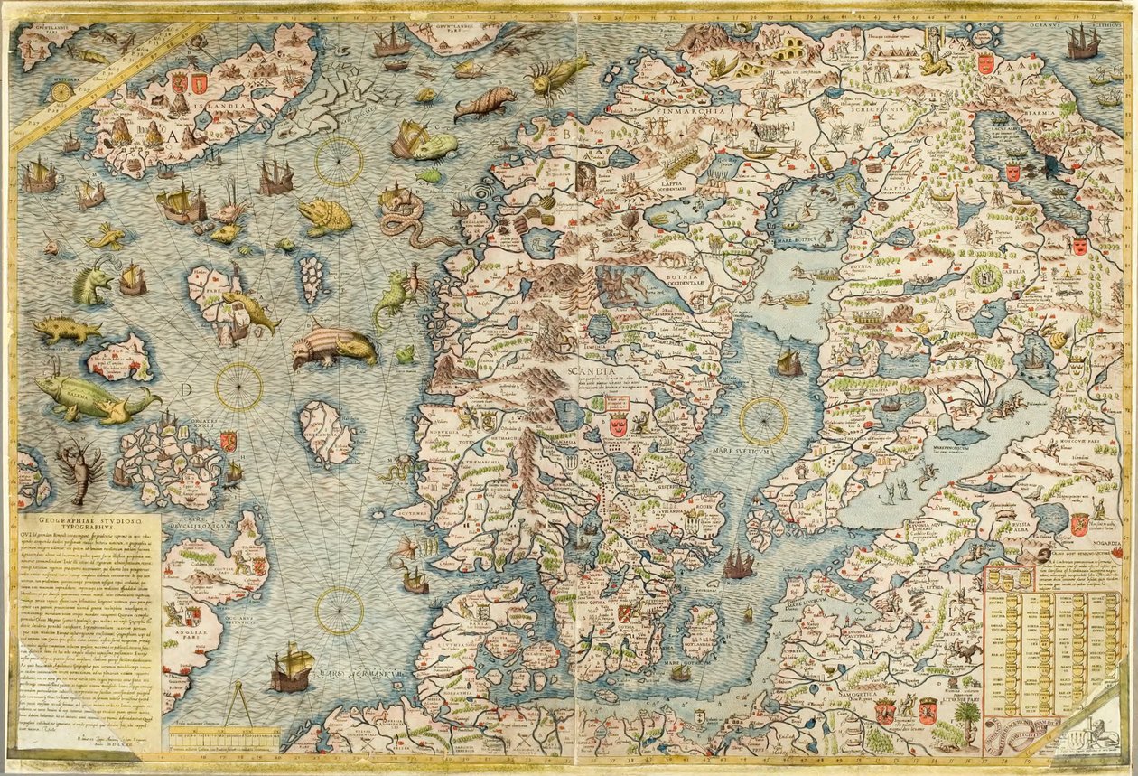 Carta Marina, Original von Antonio Lafreri
