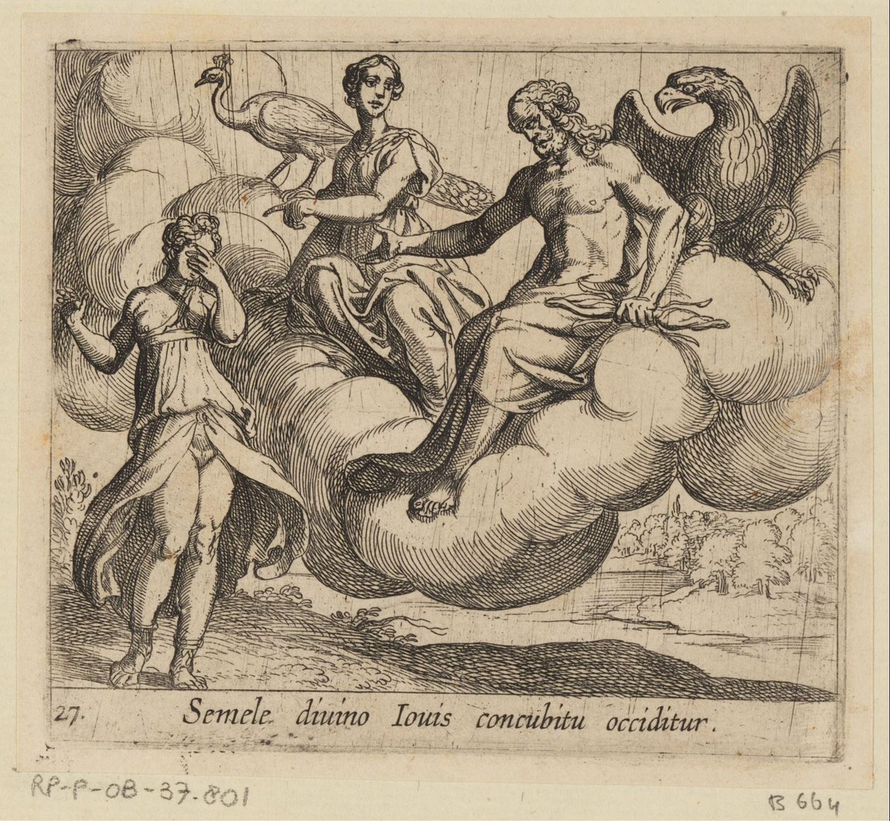 Der Wunsch von Semele von Antonio Tempesta