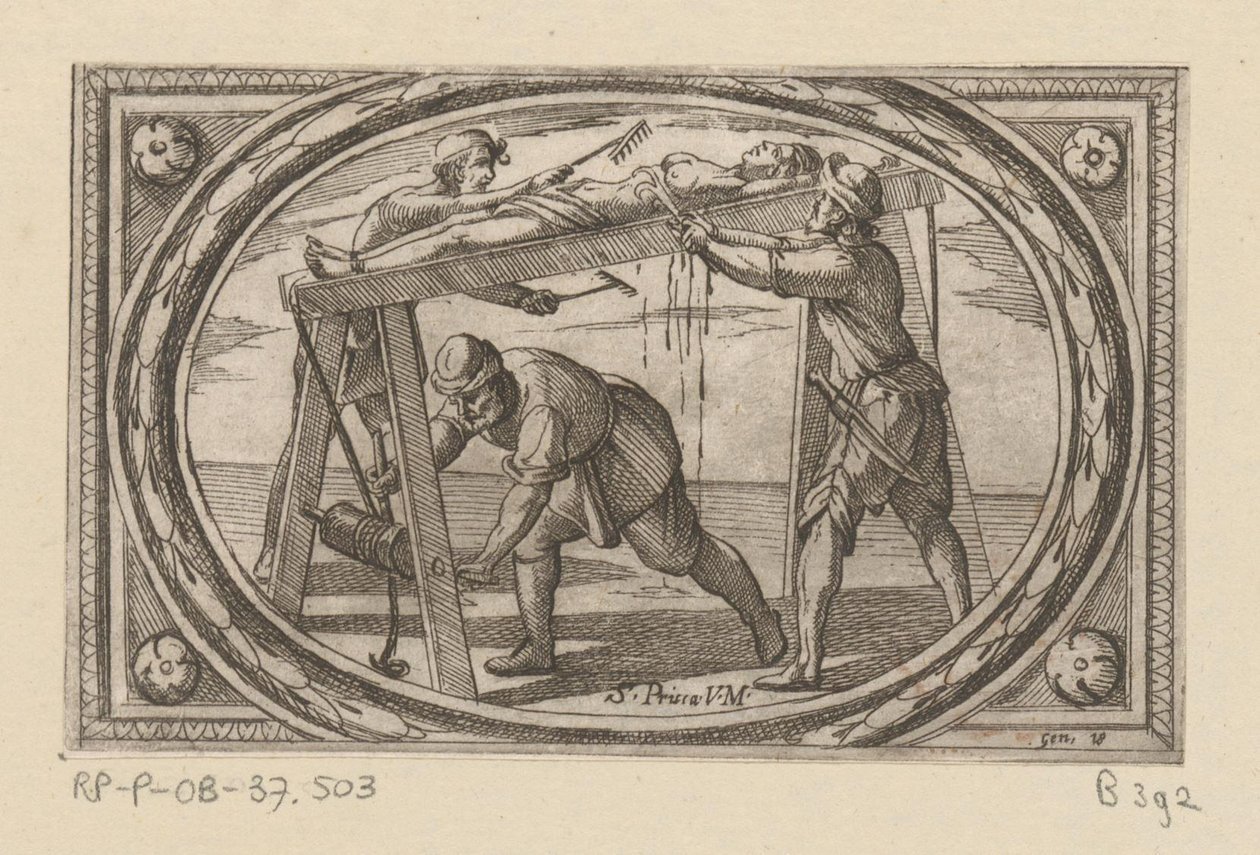 Heilige Prisca von Antonio Tempesta