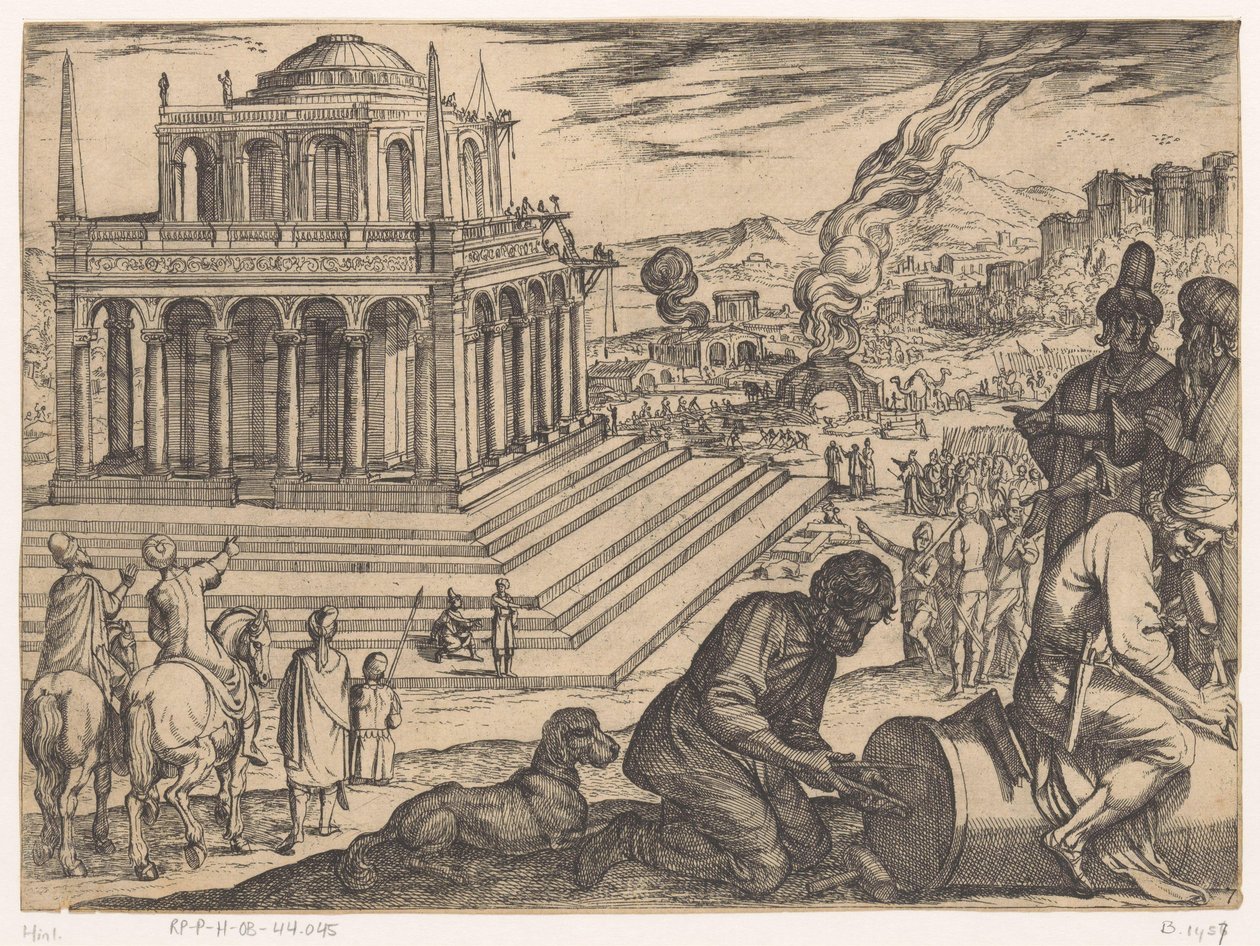 Mausoleum von Halikarnassos von Antonio Tempesta