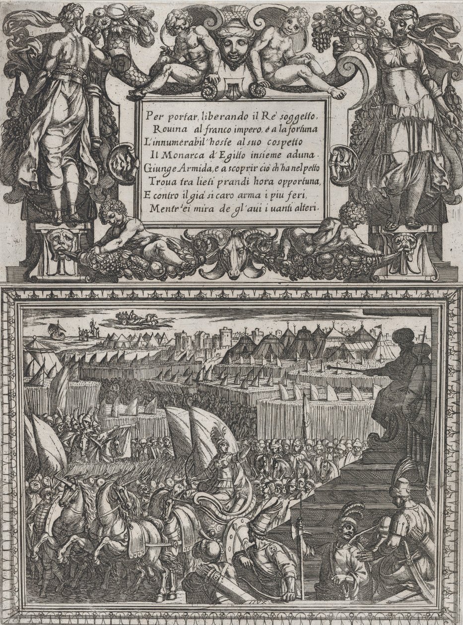 Tafel 17: Illustration zu Canto XVII, aus Torquato Tassos 
