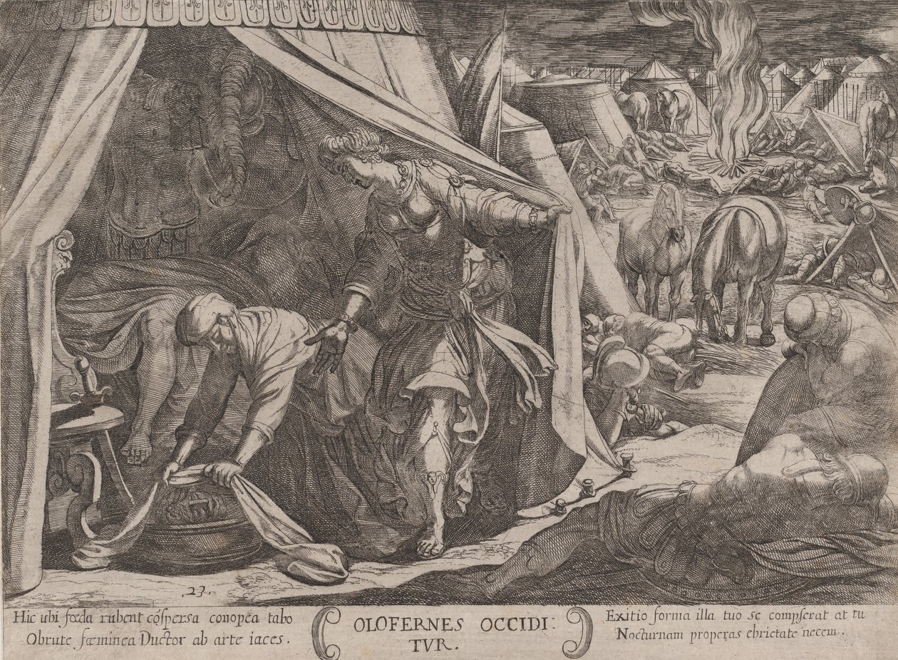 Tafel 23: Judith und Holofernes, aus 