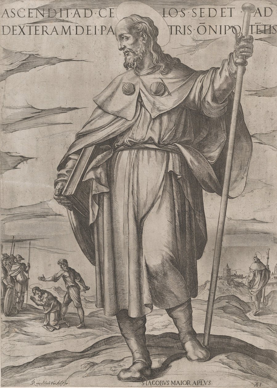 St. Jakobus der Ältere, späte 16. Jahrhundert von Antonio Tempesta