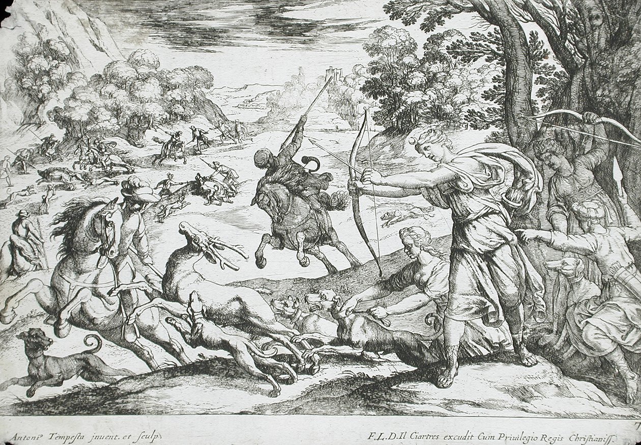 Hirschjagd von Antonio Tempesta