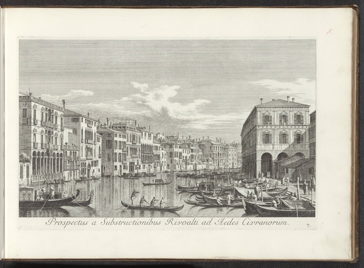 Ansicht des Canal Grande in Venedig von Antonio Visentini