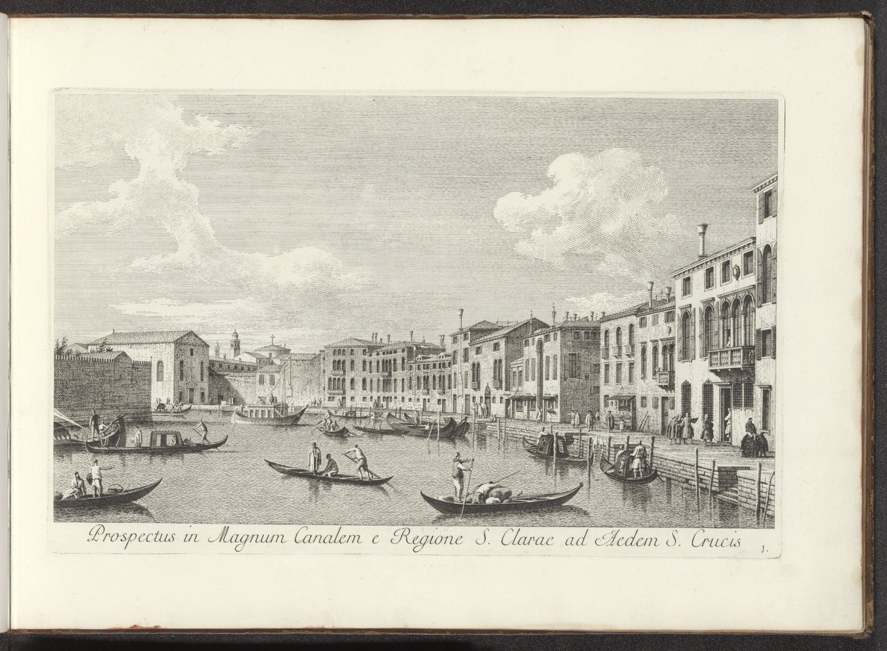 Ansicht des Canal Grande in Venedig von Antonio Visentini