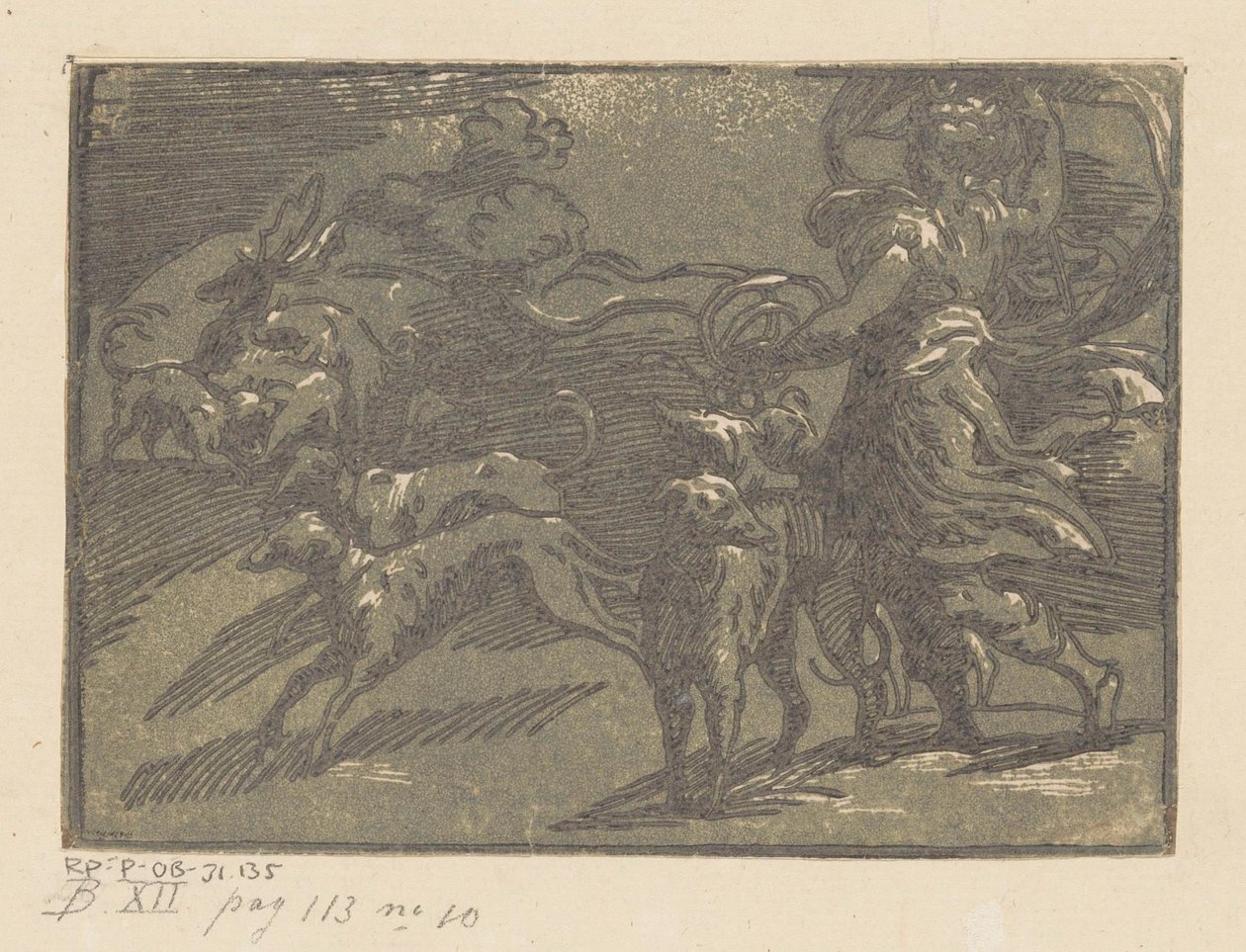 Diana auf der Jagd von Antonio da Trento (possibly)
