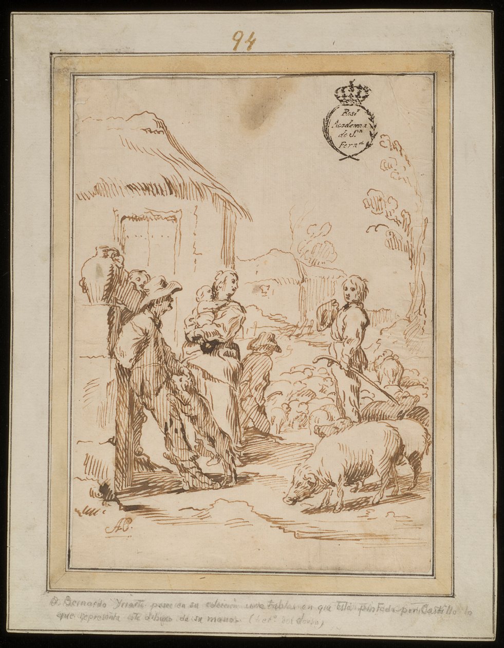 Szene mit Hirten von Antonio del Castillo y Saavedra