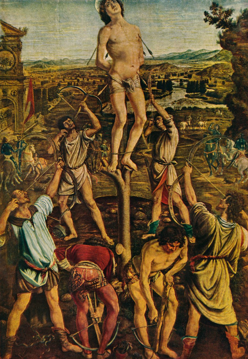 Das Martyrium des Heiligen Sebastian, 1475, 1909 von Antonio Pollaiuolo