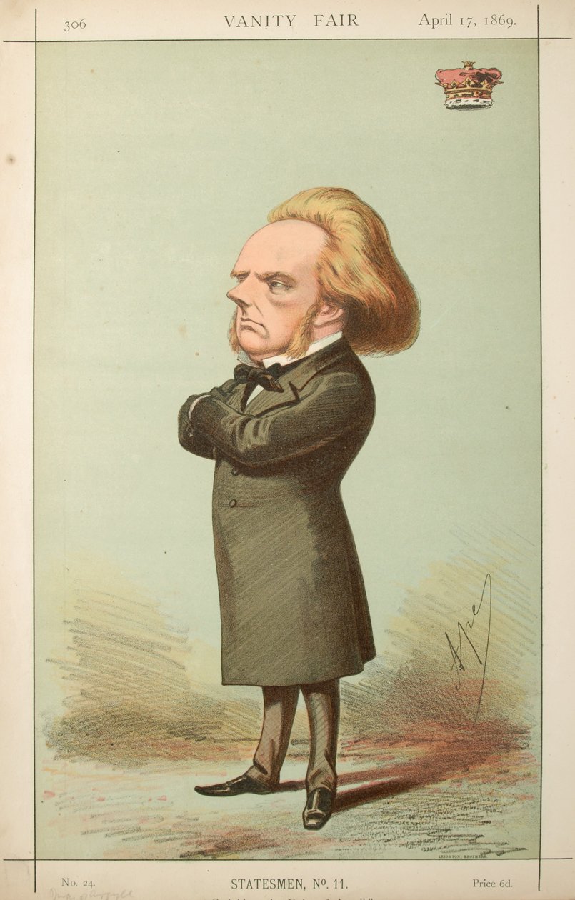 Karikatur des Herzogs von Argyll von Ape Carlo Pellegrini