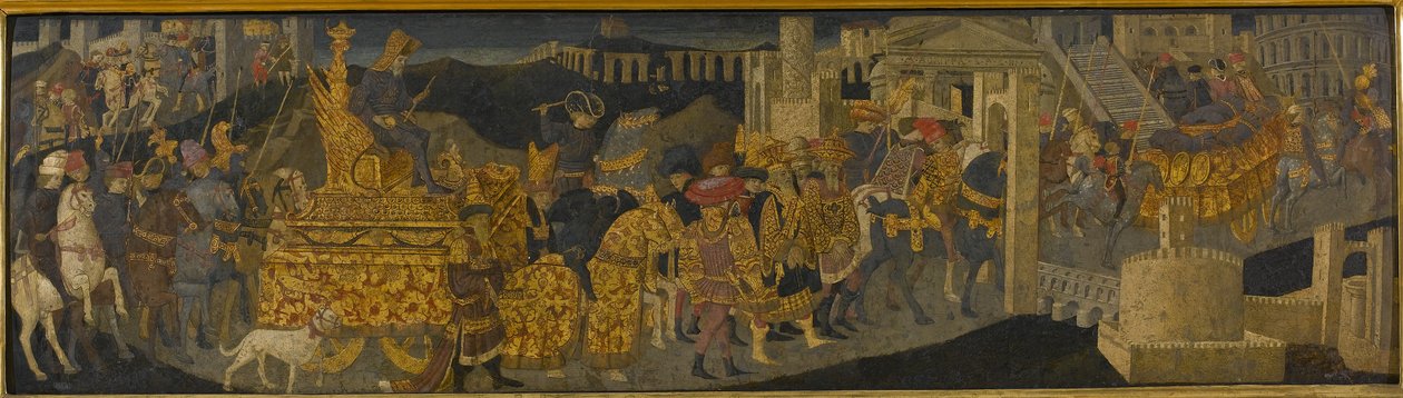 Der Triumph des Scipio Africanus von Apollonio (studio of) & Marco del Buono (1402 89)