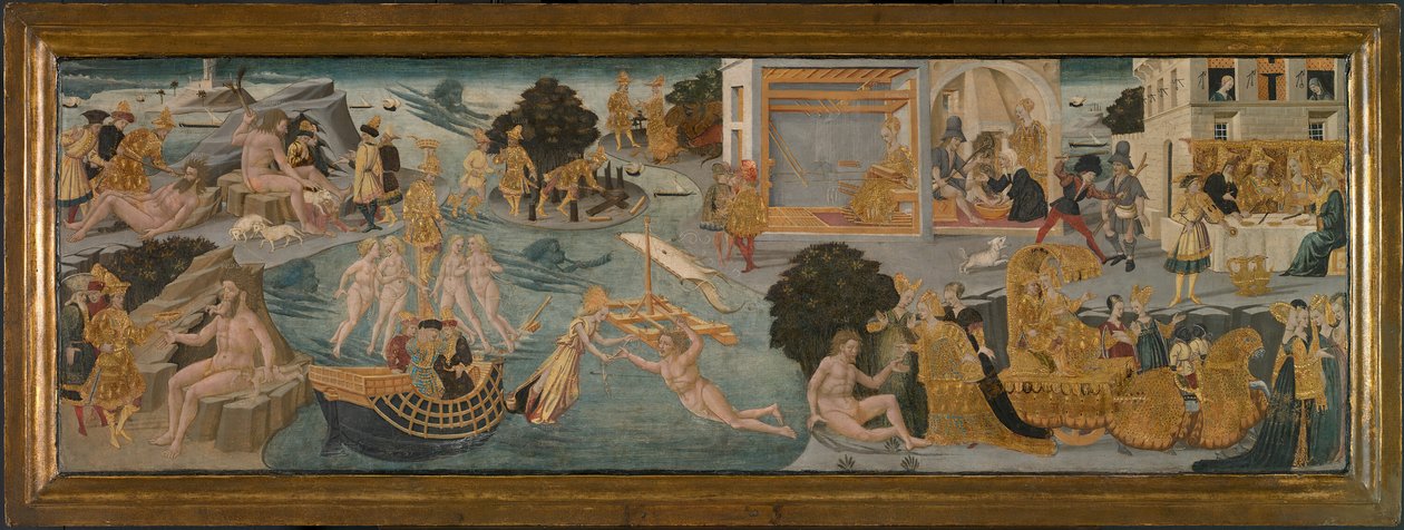 Die Abenteuer des Odysseus, 143545 von Apollonio di Giovanni di Tommaso