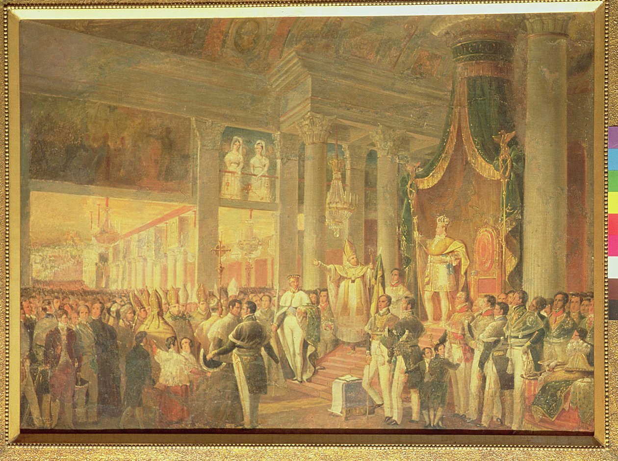 Krönung von Dom Pedro II. (1825-91) von Araujo Porto Alegre