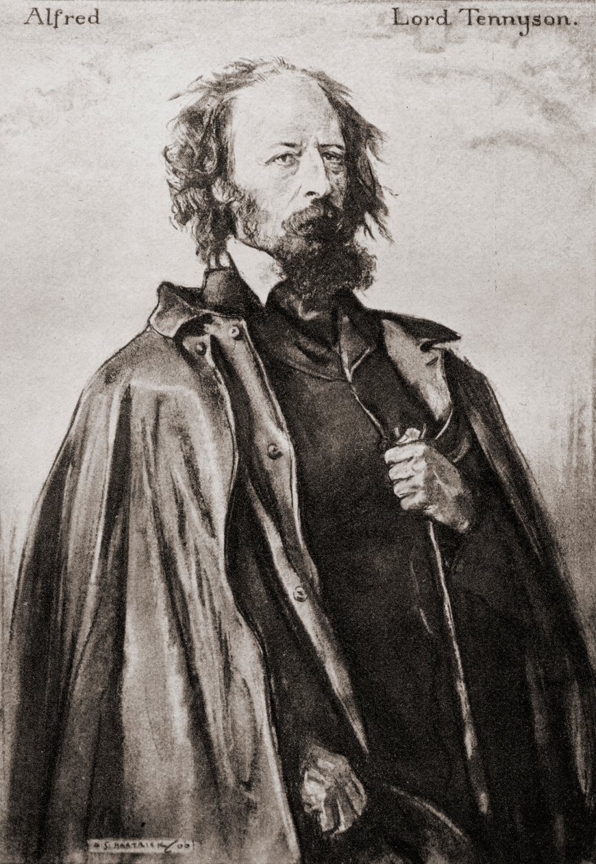 Tennyson (von Aldworth und Freshwater) Alfred Tennyson von Archibald Standish Hartrick