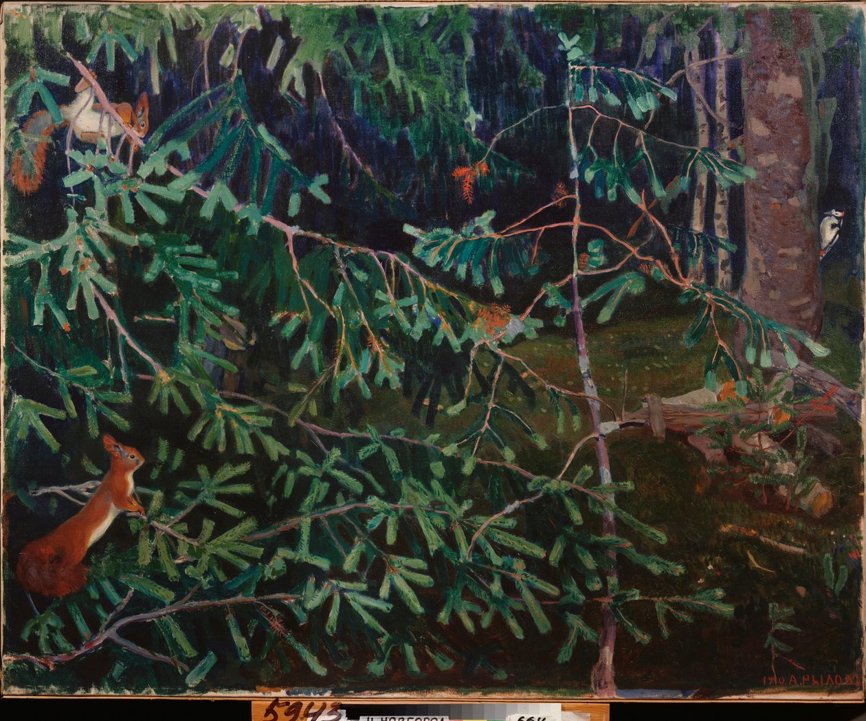 Die Bewohner des Waldes von Arkadij Aleksandrovic Rylov