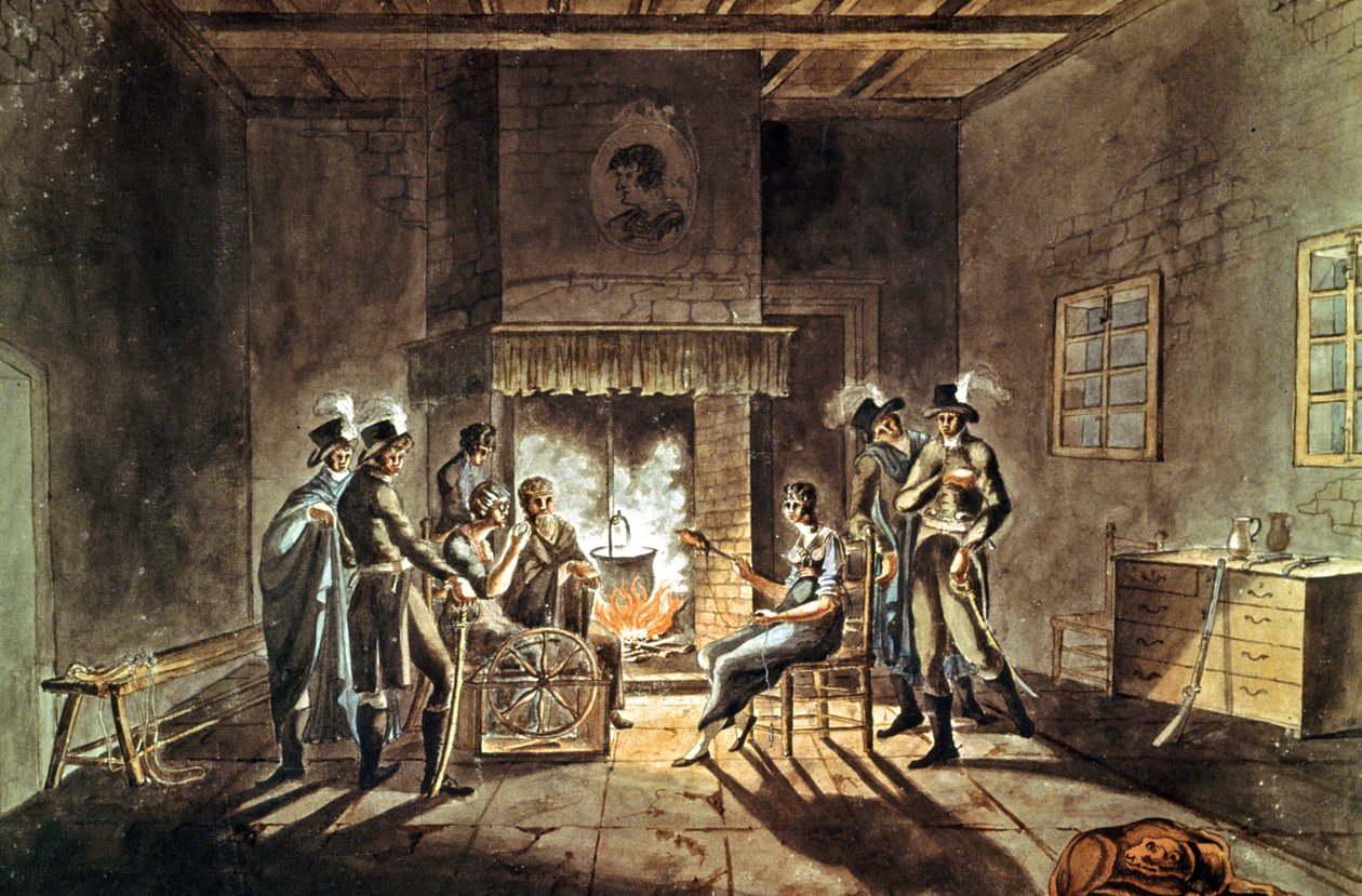 Verschwörung von Cadoudal, frühes 19. Jahrhundert von Armand de Polignac