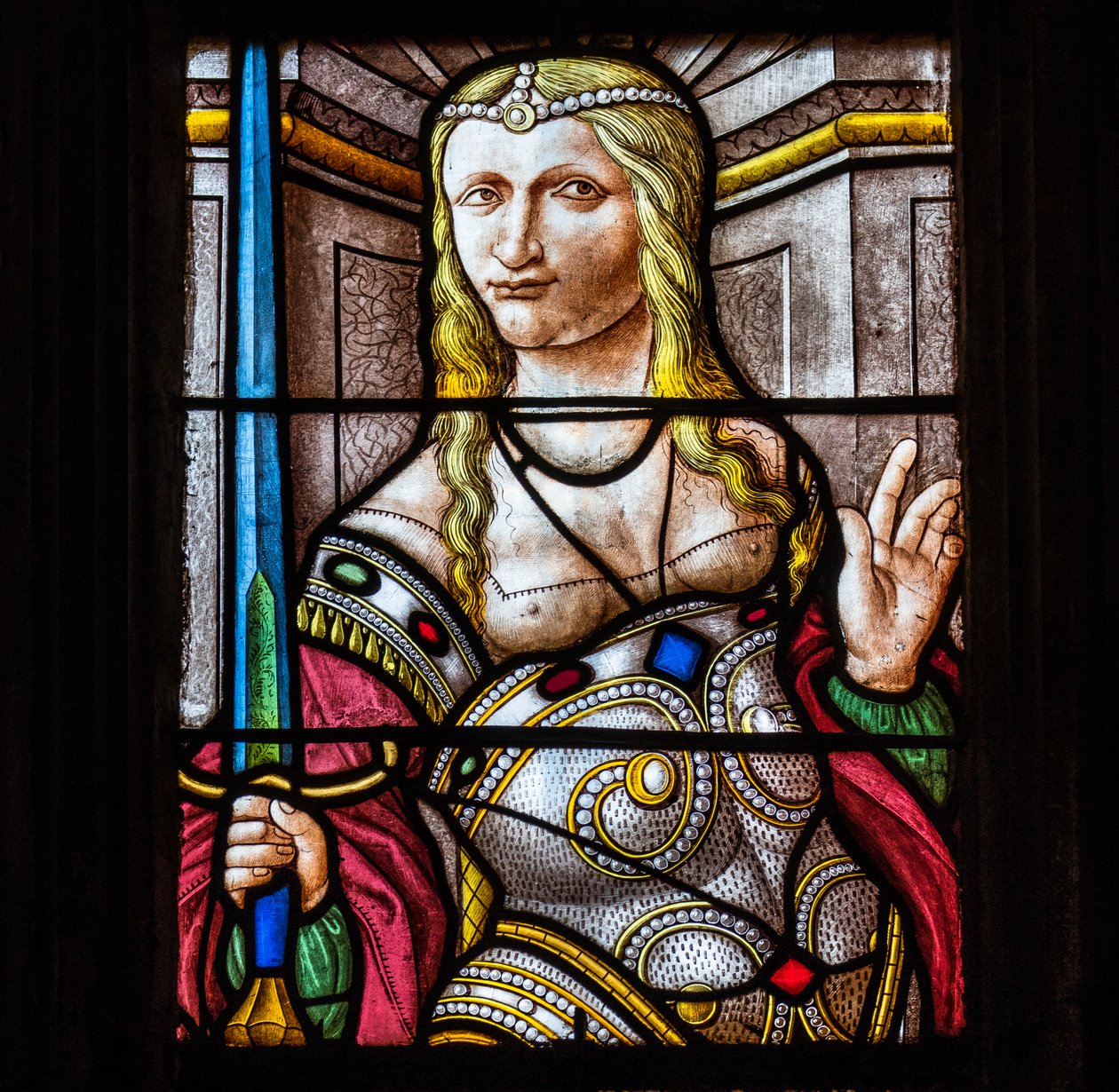 Kathedrale Sainte-Marie, Auch, Gers, 2018 (Buntglasfenster) von Arnaud de Moles