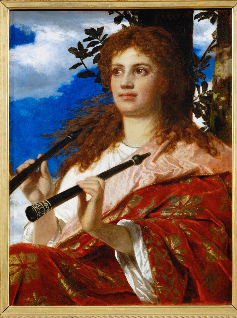 Die Muse des Anakreon von Arnold Böcklin