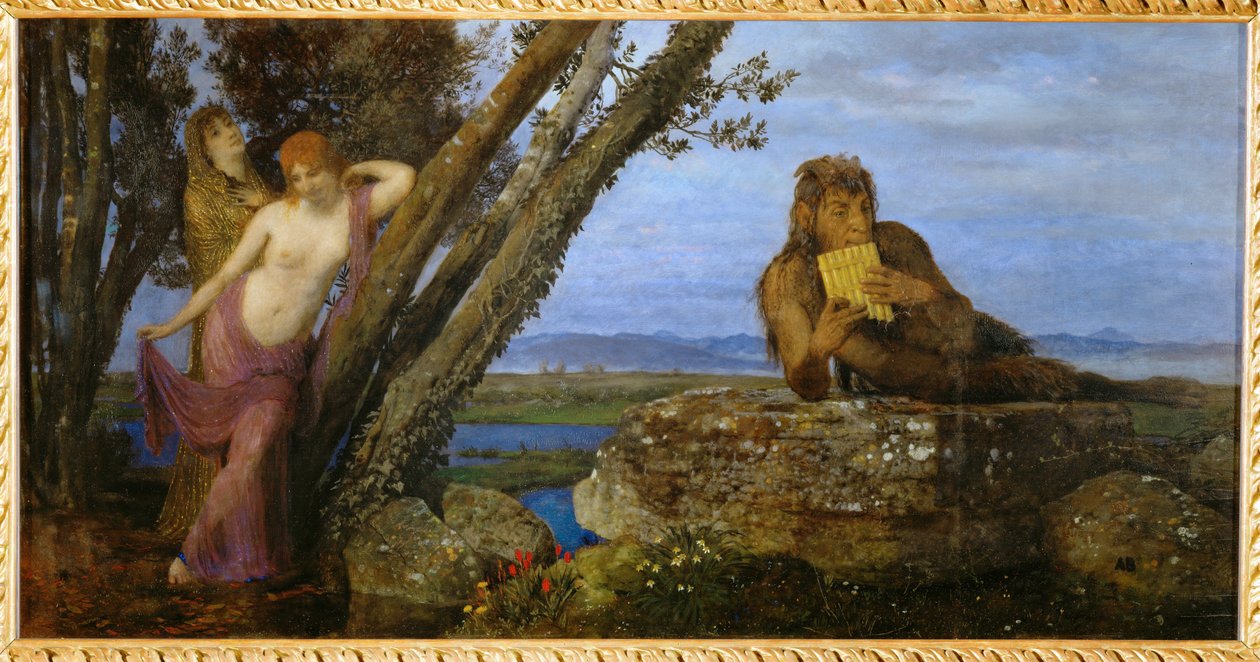 Frühlingsabend von Arnold Böcklin