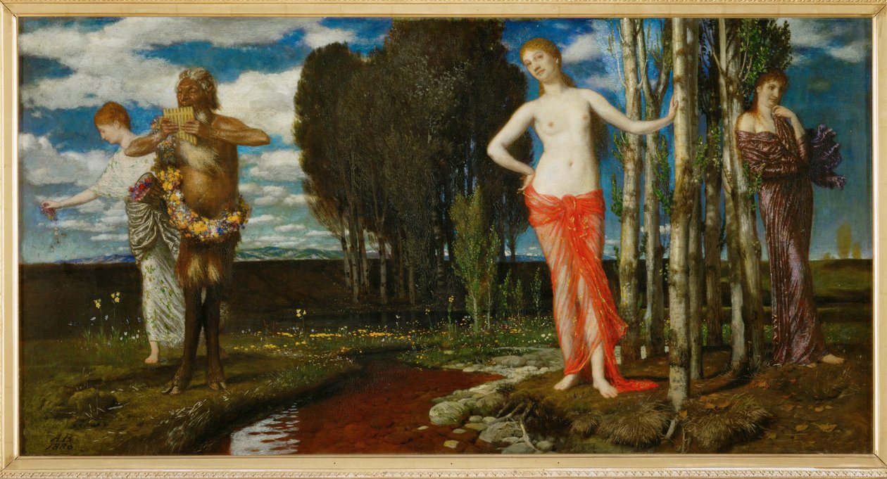 Frühlingserwachen von Arnold Böcklin