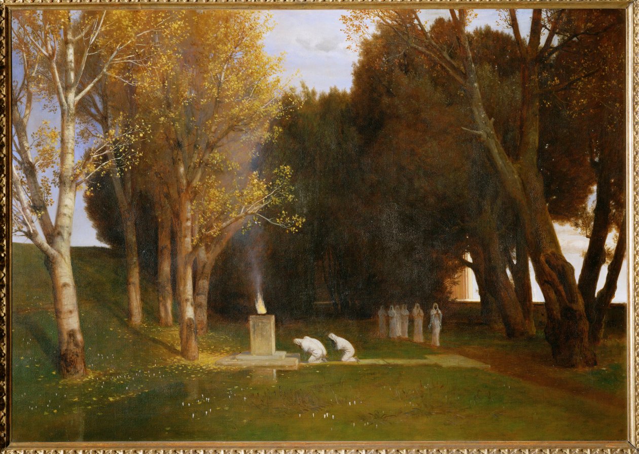 Heiliger Hain von Arnold Böcklin