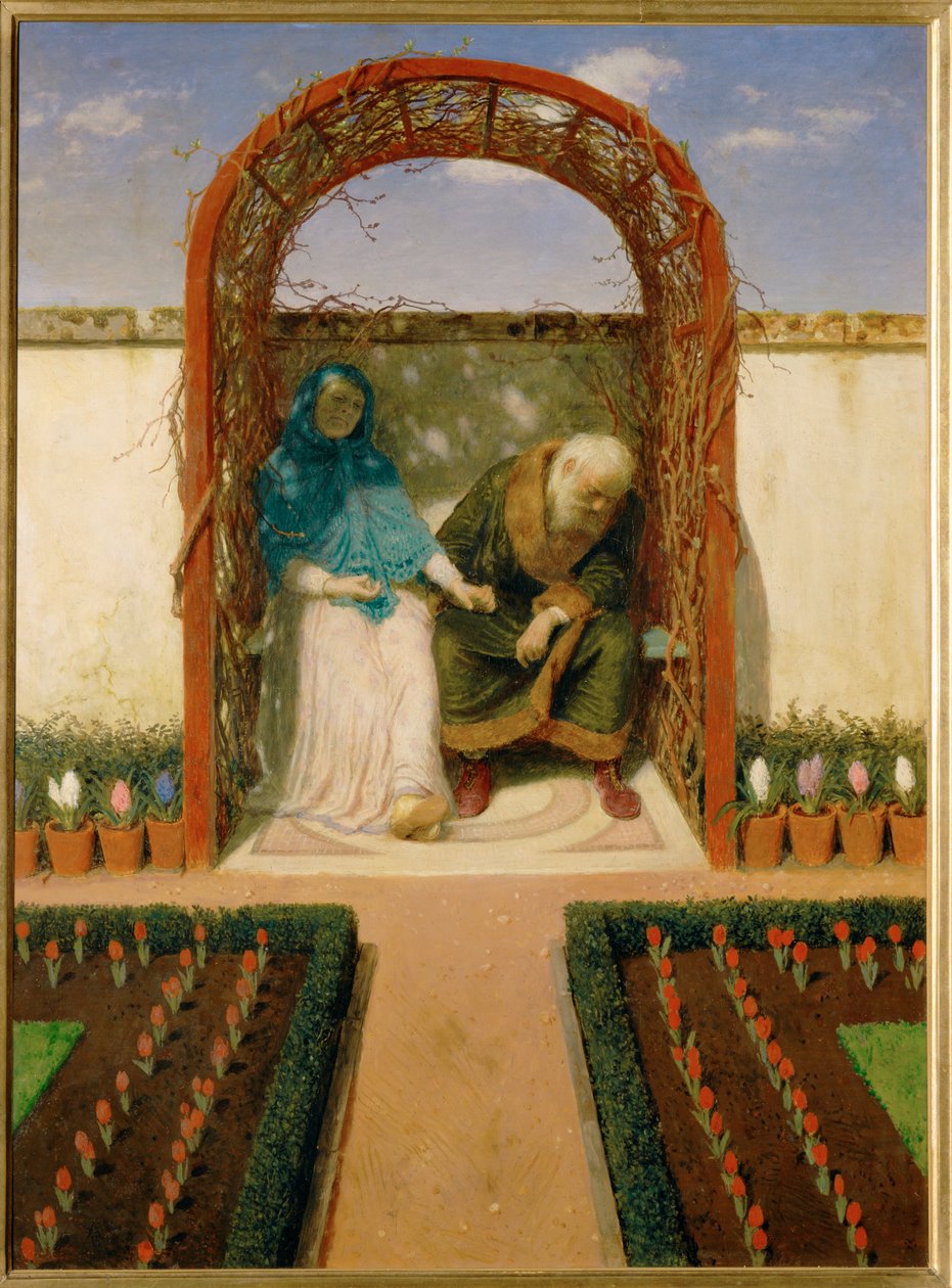 In der Gartenlaube von Arnold Böcklin