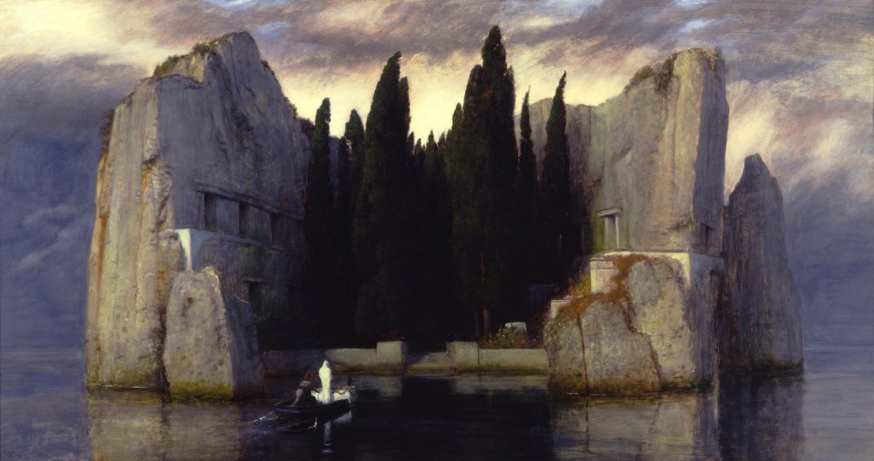 Die Toteninsel von Arnold Böcklin