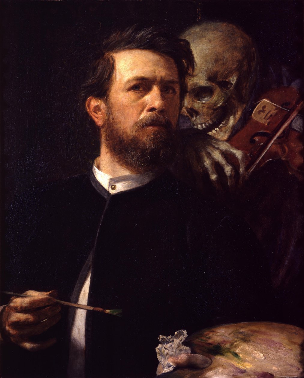 Selbstporträt von Arnold Böcklin