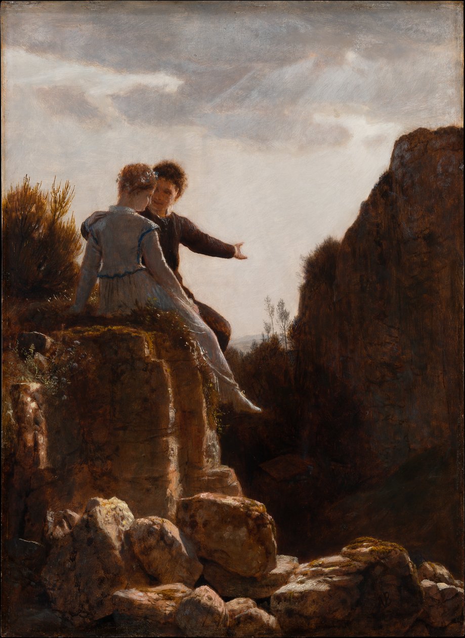 Die Hochzeitsreise von Arnold Böcklin