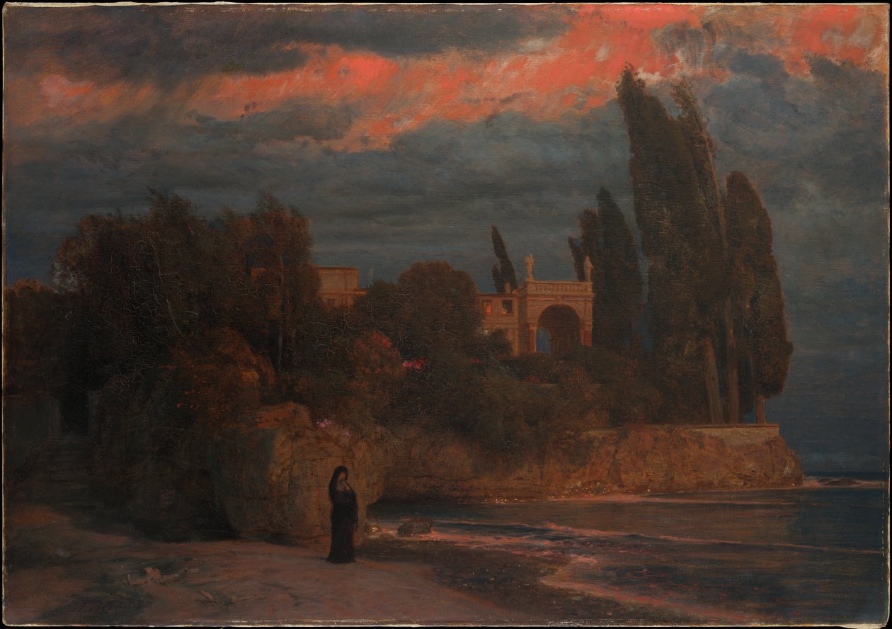 Villa am Meer von Arnold Böcklin