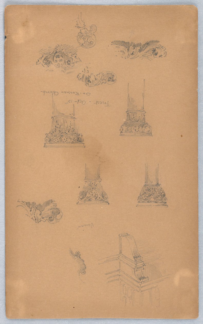 Architektonische Details von Arnold William Brunner