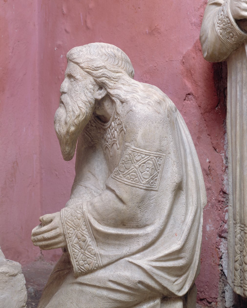 Detail aus der Geburt Christi von Arnolfo di Cambio